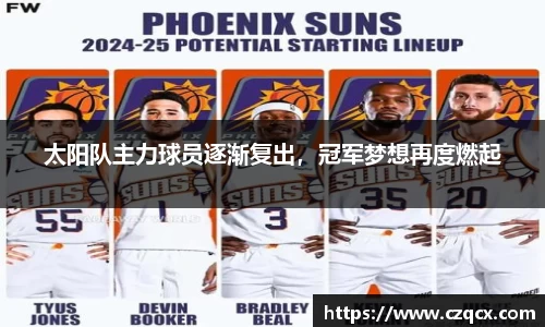 太阳队主力球员逐渐复出，冠军梦想再度燃起